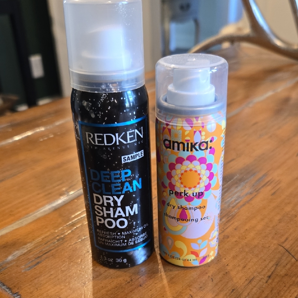 Redken Deep Clean Dry Shampoo And Amika Perk Up Dry Shampoo
